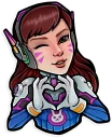 Video sticker ❤ Overwatch