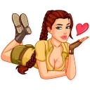 Video sticker 😘 Tomb Raider