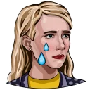 Sticker 😢 Emma Roberts