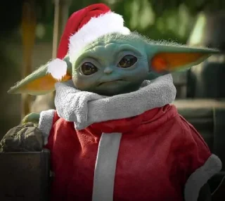 Sticker 🎅 Baby Yoda @ElOlive @Wapster