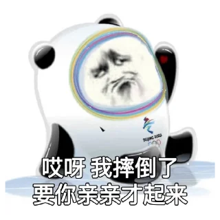 Sticker 🐼 冰墩墩和铁憨憨🐼 @HRfrog