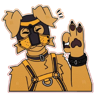 Sticker 👌 chase the puppy