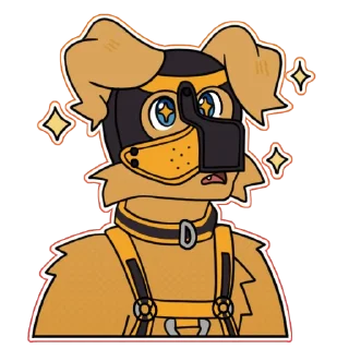 Video sticker ⭐️ chase the puppy