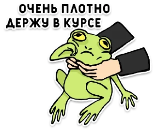 Sticker 🐸 Нижний юмор