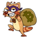 Sticker 💰 Mr. Raccoon