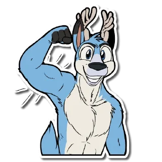 Sticker 💪 MegaTheDeer