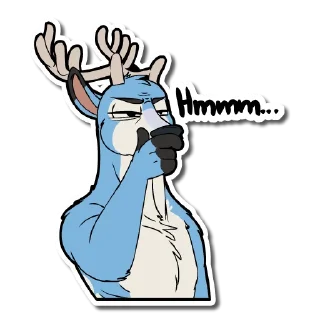 Sticker 🤔 MegaTheDeer