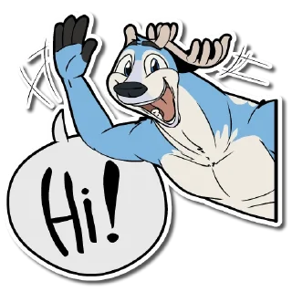 Sticker 🙋‍♂️ MegaTheDeer