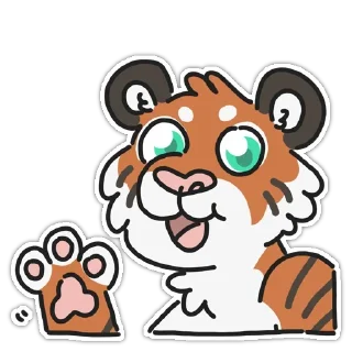 Sticker 👋 Tiger