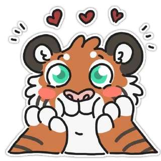 Sticker 😍 Tiger