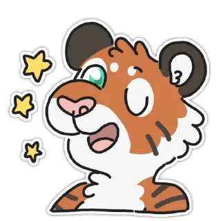 Sticker 😉 Tiger
