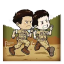 Sticker 🏃 Descendants of the Sun