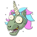 Video sticker 😀 Unicorn Zombie @NBstickeria