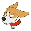 Sticker 😞 Corgi by Muzz