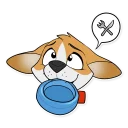 Sticker 🍴 Corgi by Muzz