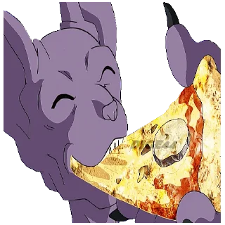 Sticker 🍕 @STIKERFORALL 🇬🇧LORD BEERUS