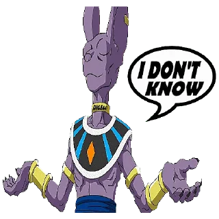 Sticker 👐 @STIKERFORALL 🇬🇧LORD BEERUS