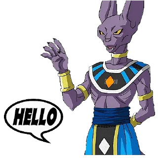 Sticker 👋 @STIKERFORALL 🇬🇧LORD BEERUS