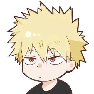 Sticker 😕 Bakugou Katsuki [@TodorokiShouto]