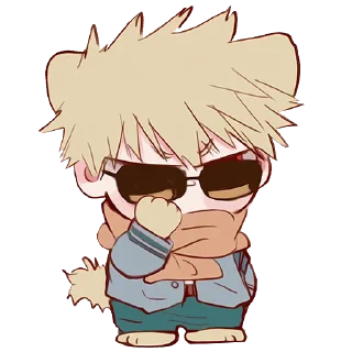 Sticker 😎 Bakugou Katsuki [@TodorokiShouto]