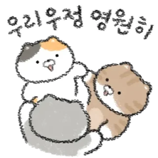 Sticker 💬 우리 고양이 보세요 3 By @KakaoEmoticon