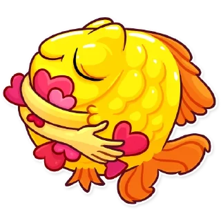 Sticker 🥰 Gold Fish