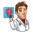 Video sticker 😘 Skeptical Doc