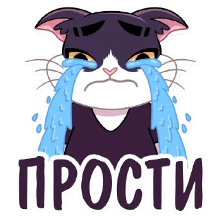 Sticker 😢 Кот Дайвинчика