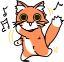 Sticker 😀 Wonderful orange cat (@n_chronos)