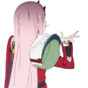 Sticker 👋 Darling in the franxx Zero Two