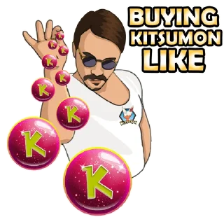 Sticker 🤑 kitsumon