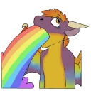 Sticker 🌈 Rainbow Dragon