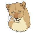Sticker 😴 Lion Sticker