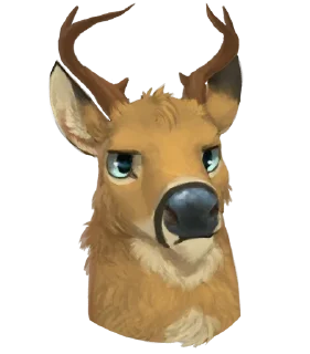 Sticker 😒 Deer Boops