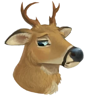 Video sticker 😢 Deer Boops