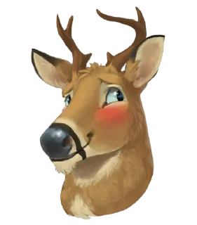 Sticker 😳 Deer Boops