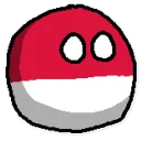 Sticker 😶 Polandball