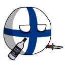 Sticker 🇫🇮 Polandball