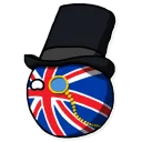 Sticker 🇬🇧 Polandball