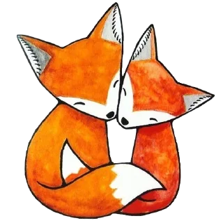 Sticker 🦊 Hugs not Drugs