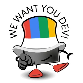 Sticker 👇 Gdgdevparty