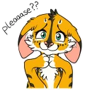 Sticker 😇 Khaleesi Serval by Cianiati