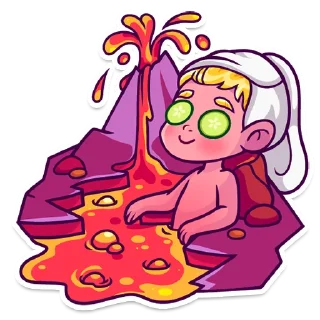 Sticker 🌋 im_fine