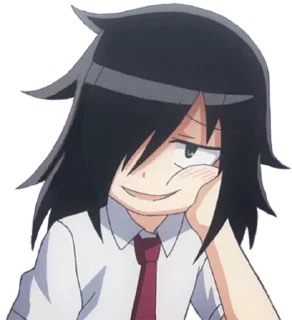 Sticker 😏 Literally Tomoko