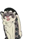 Video sticker 😊 Snow Leopard by @CrazySnep & NowAndLater