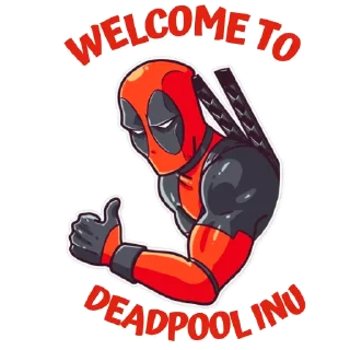 Sticker ⚔️ DeadPool Inu