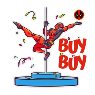 Sticker ⭕️ DeadPool Inu