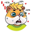 Sticker 😱 Crypto Hamster