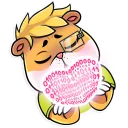 Sticker 😘 Crypto Hamster