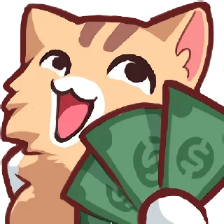 Sticker 💵 Neko's emotes by k3lly01 - ndx